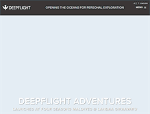 Tablet Screenshot of deepflight.com